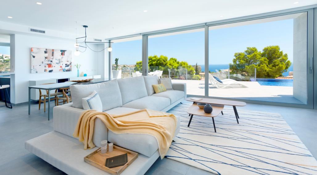 3 bedroom modern  villa in sale, key ready, in Cumbre del Sol, Costa Blanca