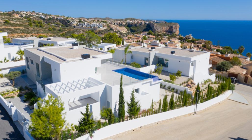 Modern villa in Benitachell; Cumbre de Sol with private pool and sea views Costa Blanca North