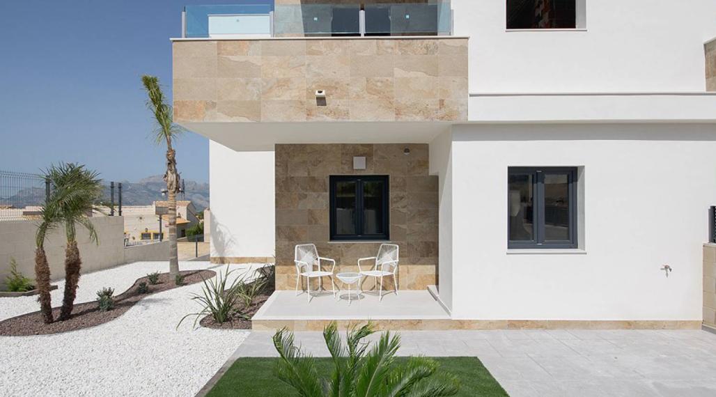 New build 2 bedroom bungalow in Polop de la Marina, Alicante. Costa Blanca