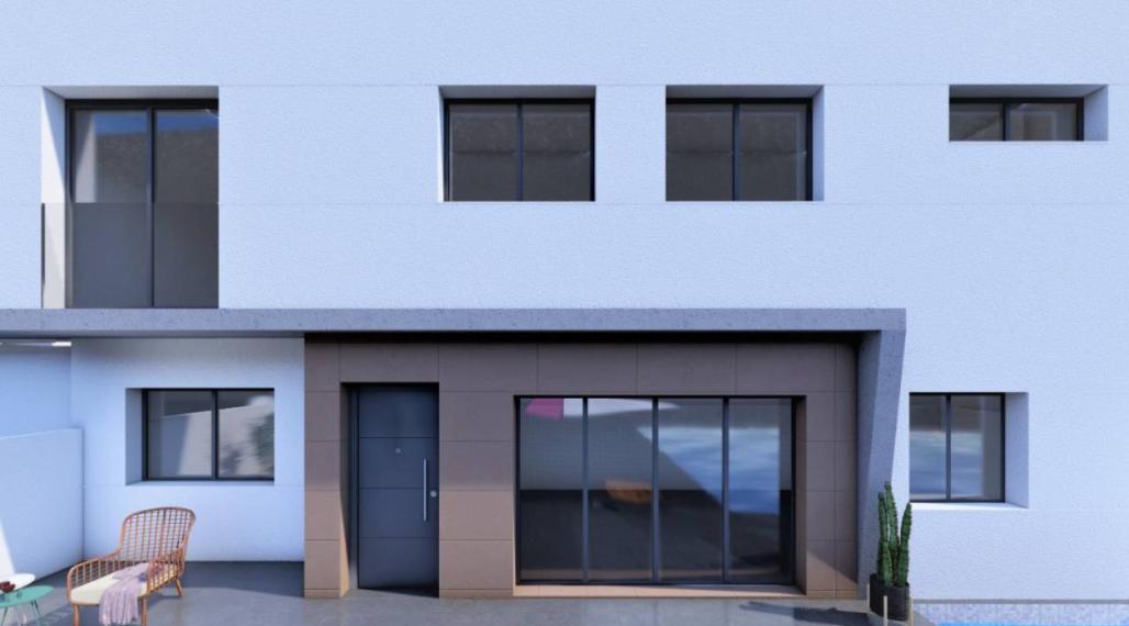 New construction villa with private pool in Pilar de la Horadada, Alicante, Costa Blanca, Spain