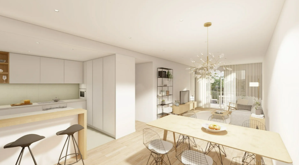 New construction in the center of Denia with magnificent views of Montgó, Costa Blanca north