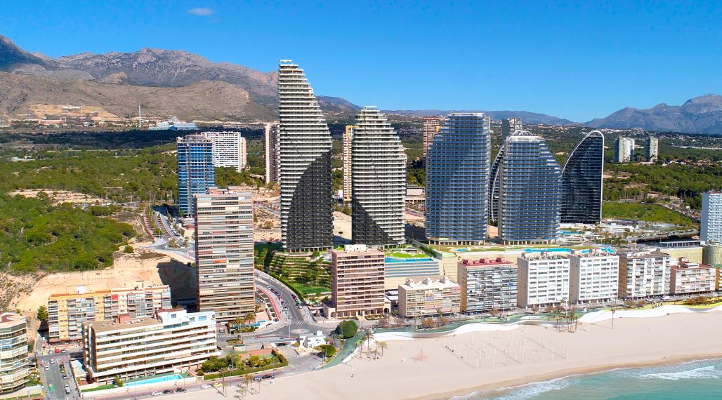 Panoramatická veža – moderné bývanie pri Playa de Poniente
