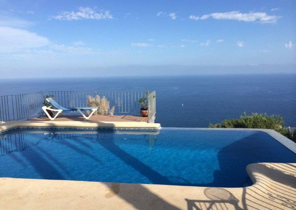 !!Sea front!! 5-bedroom vila with infinity pool, Cumbre del Sol, Benitachell, Costa Blanca