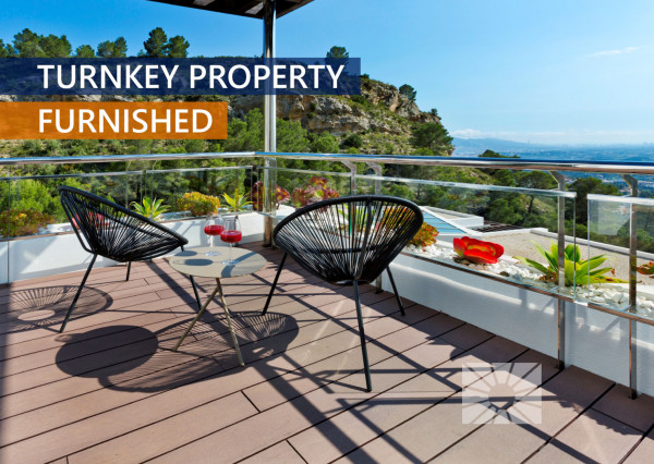 Nový a kompletne zariadený 3-spálňový apartmán v ALTEA Costa Blanca sever