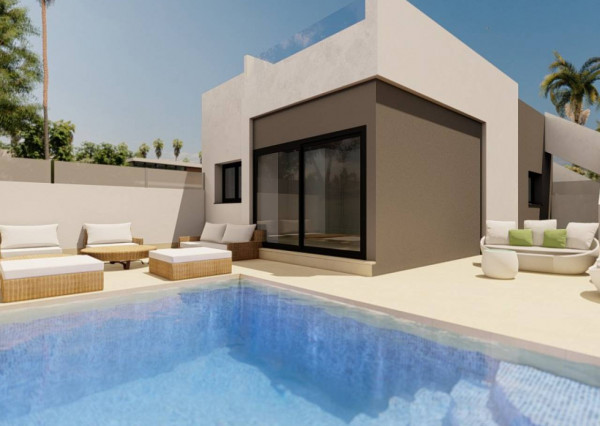 Novostavba - vila v blízkosti mora v Pilar de la Horadada, Alicante, Costa Blanca juh