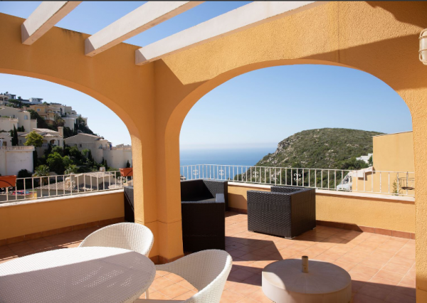 Úžasný byt s výhľadom na more v Benitachell, Cumbre del Sol (Costa Blanca) 700 metrov od pláže. Dokončený