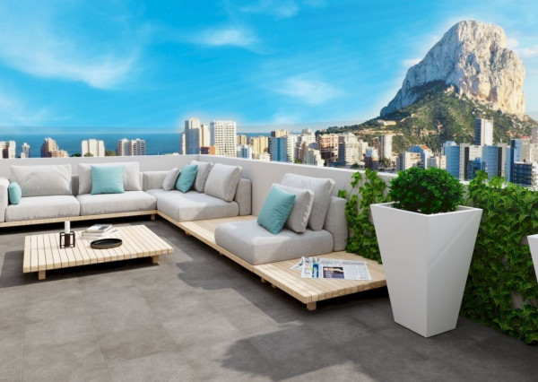 Očarujúci apartmán v Calpe 3 minúty od pláže. Dokončený