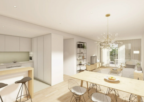 Novostavba v centre mesta Denia s nádherným výhľadom na Montgó, Costa Blanca sever