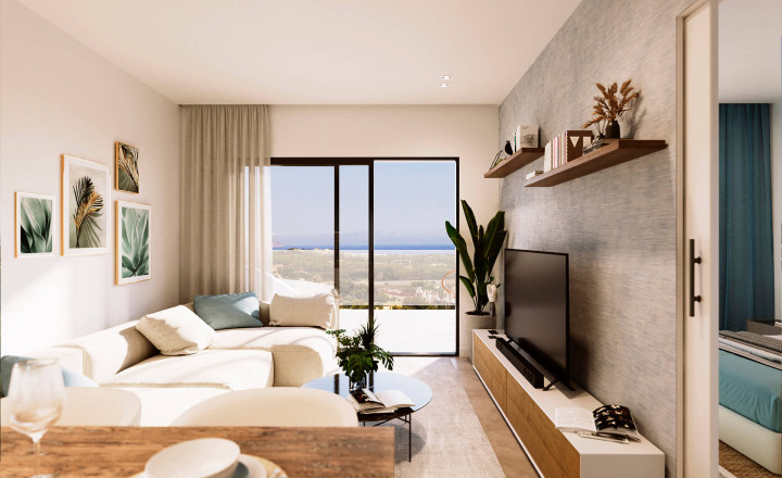 NEW BUILDING IN A NATIONAL PARK WITH SEA VIEW, Alfaz del Pi, Costa Blanca North - fotografia 1