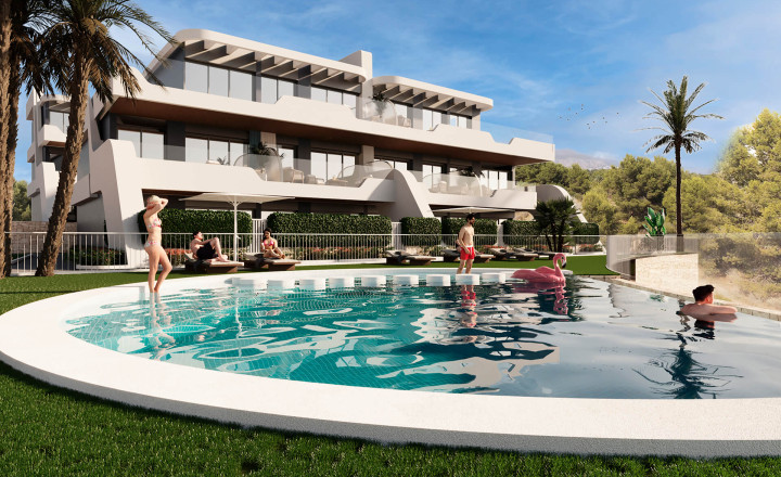 NEW BUILDING IN A NATIONAL PARK WITH SEA VIEW, Alfaz del Pi, Costa Blanca North - fotografia 8