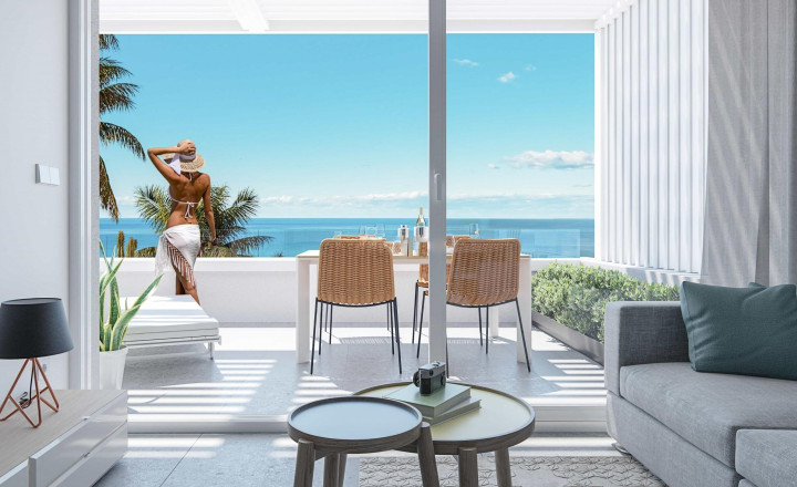 Newly built 2-bedrooms houses with spectacular sea views in Villajoyosa - fotografia 12