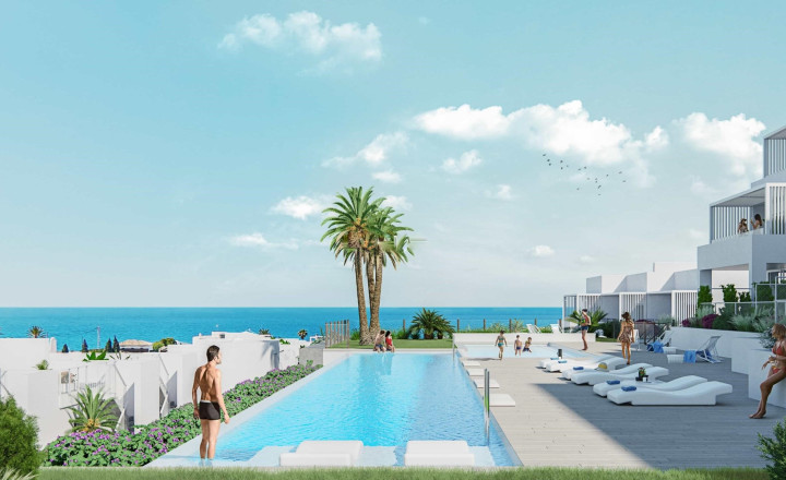 Newly built 2-bedrooms houses with spectacular sea views in Villajoyosa
