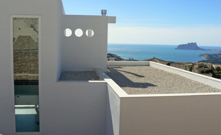 Supreme modern villa in Cumbre del Sol with sea views