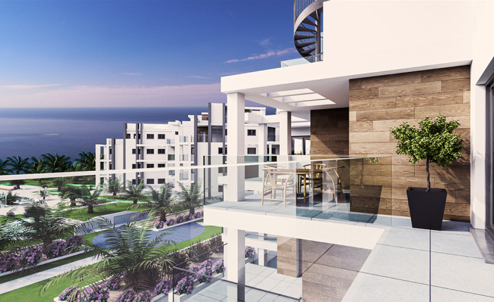 The new residential 3 bedrooms appartaments in  first sea linia in DeniaA; Costa Blanca North - fotografia 2