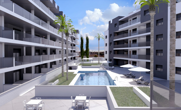 Spectacular new apartments next to the beach of Los Narejos in Torrevieja; Costa Blanca. Delivery date March 2023 - fotografia 6