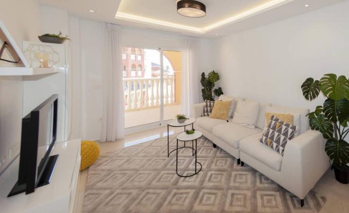 Newly built apartment with 2 bedrooms and 2 bathrooms 10 minutes from the beach in Los Alcazares, Murcia, Spain. Key in hand - fotografia 3