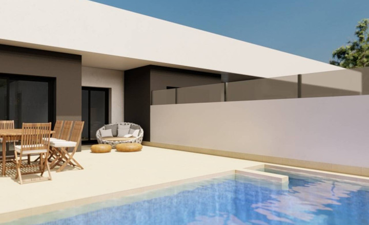 New build villa near the sea in Pilar de la Horadada, Alicante, Costa Blanca, Spain - fotografia 1