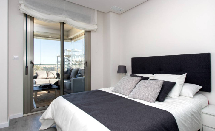 New build penthouse apartment with 3 bedrooms and spa/community pool in la Zenia, Orihuela Costa, Alicante - fotografia 12