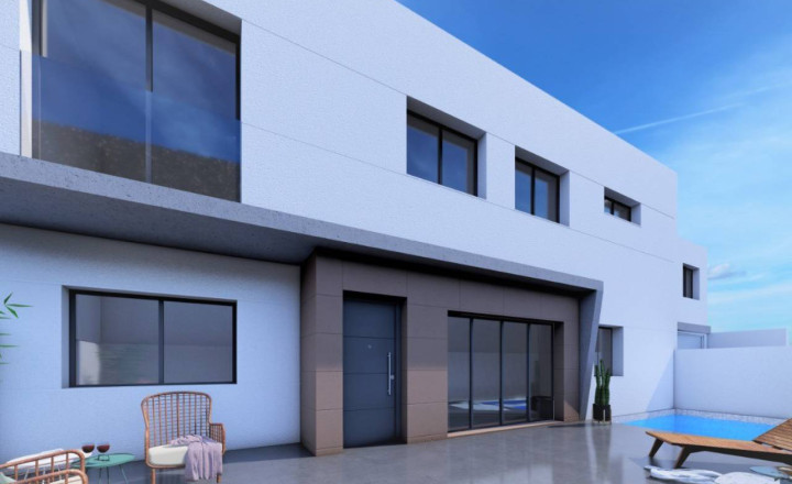 New construction villa with private pool in Pilar de la Horadada, Alicante, Costa Blanca, Spain - fotografia 1