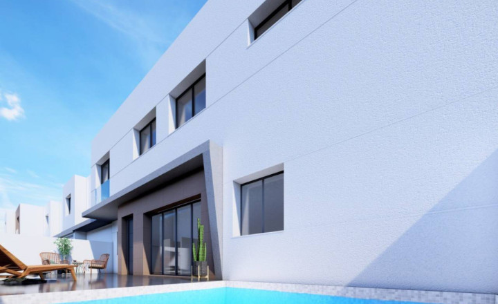 New construction villa with private pool in Pilar de la Horadada, Alicante, Costa Blanca, Spain - fotografia 2