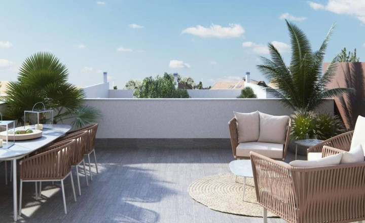 Newly built semi-detached bungalow with private pool 4 km from the beach in Pilar de la Horadada, Alicante. Delivery in the second half of 2023 - fotografia 6