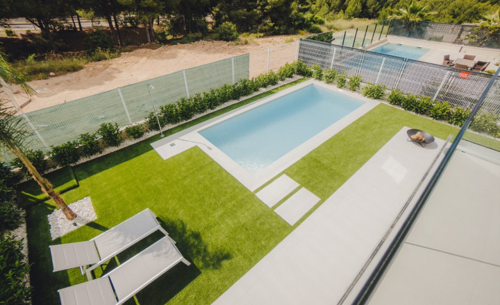 Magnificent villas 3-4km from the beach, in Finestrat, next to Benidorm. Delivery SEPT 2022 - fotografia 9
