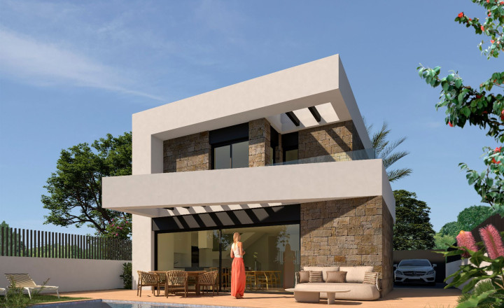 Luxury Villa in Finestrat-Benidorm, 2,5km from the beach and 54 km from the airport. Delivery 14 months from contract