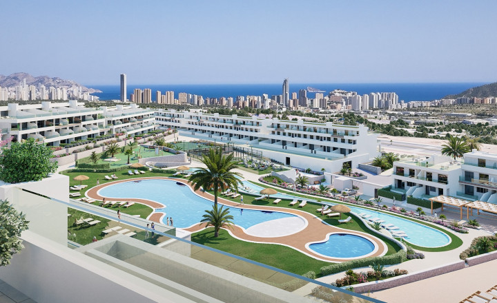 Magnificent apartments in Finestrat with huge terraces of 40m2 with brutal sea views. - fotografia 1