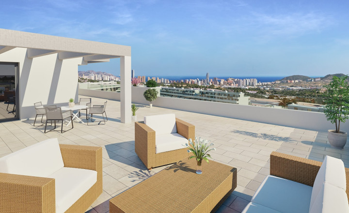 Magnificent apartments in Finestrat with huge terraces of 40m2 with brutal sea views. - fotografia 6