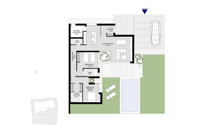 New construction villa in Altaona Golf, Murcia, 15 minutes from the beach and 2 km from the golf course - fotografia 7