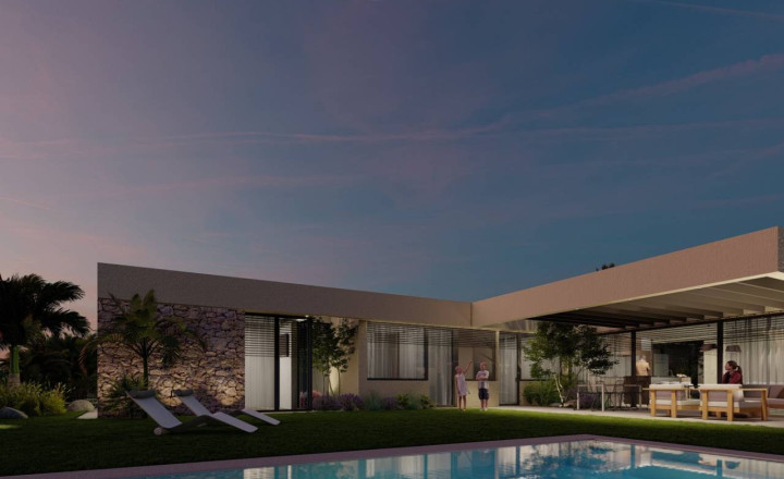 New build villa in Altaona Golf, Murcia, 15 minutes from the beach and 2 km from the golf course. - fotografia 1