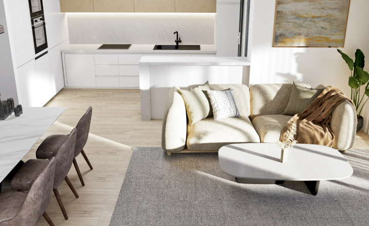 Great new flats next to the golf course and with sea view - fotografia 5