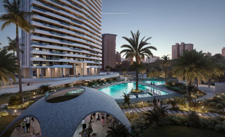 Stunning sea views apartments only a few meters from the beach at Benidorm, Costa Blanca - fotografia 1