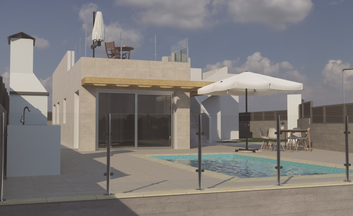 New construction villa with swimming pool in Polop de la Marina - fotografia 15
