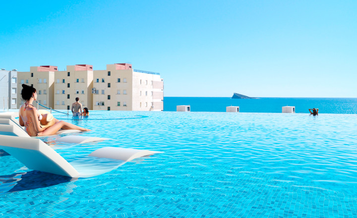 Panoramatická veža – moderné bývanie pri Playa de Poniente - fotografia 5
