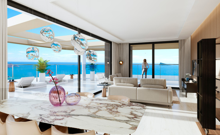 Panoramatická veža – moderné bývanie pri Playa de Poniente - fotografia 13